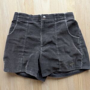 Vintage OP Ocean Pacific Gray Corduroy Women (Or Men!) Short Shorts (80's!)